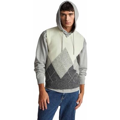United Chaleco para Hombre Gilet , Blanco, XXL United Chaleco para Hombre Gilet , Blanco, XXL
