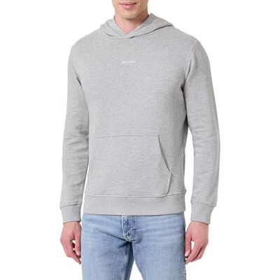 Pepe Jeans M Flag Hoodie Sudadera, Gris Marna, Hombre Pepe Jeans M Flag Hoodie Sudadera, Gris Marna, Hombre