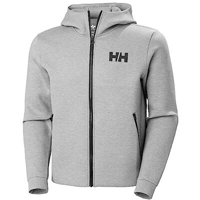 Helly Hansen Hombres Chaqueta HP Ocean FZ 2.0, Gris Melange, 2XL Helly Hansen Hombres Chaqueta HP Ocean FZ 2.0, Gris Melange, 2XL
