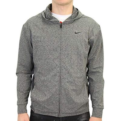 Nike M NK Dry Hoodie FZ Hprdry Lt Sweatshirt, Hombre, Black/Htr/Black, 2XL Nike M NK Dry Hoodie FZ Hprdry Lt Sweatshirt, Hombre, Black/Htr/Black, 2XL
