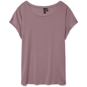 VERO MODA Vmava Plain SS Top Gajrs Noos, Camiseta Mujer, Rosas Nostalgia, XS VERO MODA Vmava Plain SS Top Gajrs Noos, Camiseta Mujer, Rosas Nostalgia, XS