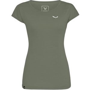 SALEWA Puez Melange Dry Camiseta W, Faded Green Melange, XS SALEWA Puez Melange Dry Camiseta W, Faded Green Melange, XS