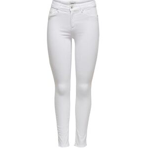 ONLY Skinny fit Jeans ONLBLUSH Mid Waist Skinny Fit Jeans White XL 34 White ONLY Skinny fit Jeans ONLBLUSH Mid Waist Skinny Fit Jeans White XL 34 White