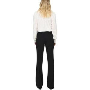 ONLY Onlpeach Mw Flared Pant Tlr Noos Pantalones, Mujer, Schwarz, 42W / 32L ONLY Onlpeach Mw Flared Pant Tlr Noos Pantalones, Mujer, Schwarz, 42W / 32L