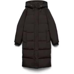 VERO MODA Chaqueta Larga Acolchada Mujer Abrigo Invierno Parka con Capucha Acolchado cálido VMERICAHOLLY., Color:Negro-2, Talla:M VERO MODA Chaqueta Larga Acolchada Mujer Abrigo Invierno Parka con Capucha Acolchado cálido VMERICAHOLLY., Color:Negro-2, Talla:M