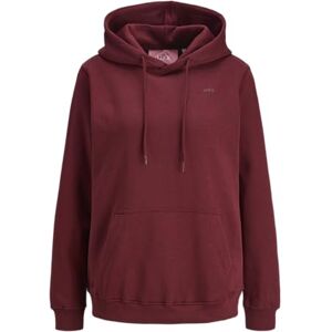 JACK & JONES JJXX Jxabbie RLX LS Every Hood SWT Noos, Rojo Oscuro, S JACK & JONES JJXX Jxabbie RLX LS Every Hood SWT Noos, Rojo Oscuro, S