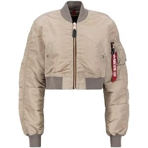 Alpha MA-1 Boxy chaqueta bomber para mujer Vintage Sand Alpha MA-1 Boxy chaqueta bomber para mujer Vintage Sand