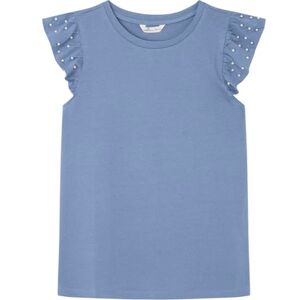 SPRINGFIELD SPRINGFILED Camiseta Volantes Perlas, Camiseta Mujer, blue, M SPRINGFIELD SPRINGFILED Camiseta Volantes Perlas, Camiseta Mujer, blue, M