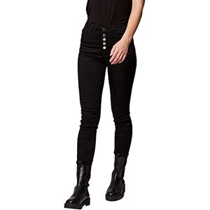 Morgan Vaquero skinny talle estándar abotonado Negro 34 Morgan Vaquero skinny talle estándar abotonado Negro 34