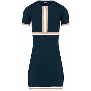 Morgan Vestido ajustado con cremallera y bandas Verde XS Morgan Vestido ajustado con cremallera y bandas Verde XS
