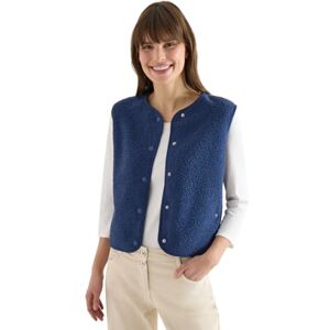 Cecil Chaleco con botones sporty denim azul XXL Cecil Chaleco con botones sporty denim azul XXL