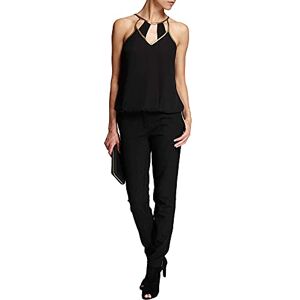 Morgan Blusa con tirantes finos y ribetes Negro 34 Morgan Blusa con tirantes finos y ribetes Negro 34