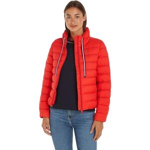 Tommy Hilfiger Cazadora de Plumas para Mujer Packable Padded Jacket Chaqueta de Invierno, Rojo (Fierce Red), XL Tommy Hilfiger Cazadora de Plumas para Mujer Packable Padded Jacket Chaqueta de Invierno, Rojo (Fierce Red), XL