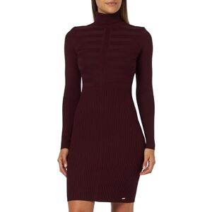 Morgan Vestido ajustado con cuello de tortuga Vino Tinto XL Morgan Vestido ajustado con cuello de tortuga Vino Tinto XL