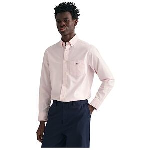 GANT Camiseta clásica REG Oxford para Hombre, Color Rosa Claro, estándar, Rosa Claro, S GANT Camiseta clásica REG Oxford para Hombre, Color Rosa Claro, estándar, Rosa Claro, S