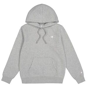 Champion Legacy Basics W-Light Powerblend Sudadera con Capucha para Mujer, Gris Melange Claro., S Champion Legacy Basics W-Light Powerblend Sudadera con Capucha para Mujer, Gris Melange Claro., S