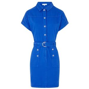 Morgan Vestido Corto de Mezclilla para Mujer, Talla 34, Color Azul, Azul eléctrico, 34 Morgan Vestido Corto de Mezclilla para Mujer, Talla 34, Color Azul, Azul eléctrico, 34