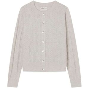 SPRINGFIELD Cardigan Pointelle with Front Buttons, White, XL para Mujer SPRINGFIELD Cardigan Pointelle with Front Buttons, White, XL para Mujer