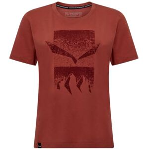 SALEWA Eagle 3 Cime Camiseta - Mujer - Rojo - Transpirable, Resistente al olor, Fresca en verano SALEWA Eagle 3 Cime Camiseta - Mujer - Rojo - Transpirable, Resistente al olor, Fresca en verano