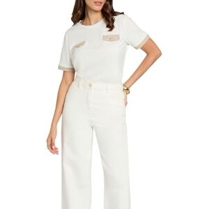 Morgan Camisetas de Manga Corta, Off White M, S Morgan Camisetas de Manga Corta, Off White M, S