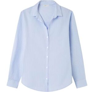 SPRINGFIELD Nueva Camisa De Estructura con Bordado De Árboles, Azul, 44 SPRINGFIELD Nueva Camisa De Estructura con Bordado De Árboles, Azul, 44