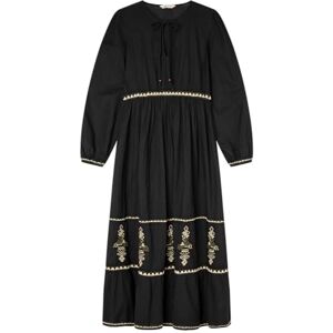 SPRINGFIELD SPRINGFILED Vestido Midi Bordados, Vestido Mujer, black, 38 SPRINGFIELD SPRINGFILED Vestido Midi Bordados, Vestido Mujer, black, 38