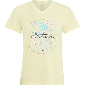McKINLEY Camiseta Nata II Mujer - Melange/Amarillo Claro McKINLEY Camiseta Nata II Mujer - Melange/Amarillo Claro