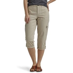 Lee Pantalones Capri Flex-to-go para Mujer, Medio-Alto, Ajuste Relajado, Pioneer Beige, 48, Pioneer Beige, 46 Lee Pantalones Capri Flex-to-go para Mujer, Medio-Alto, Ajuste Relajado, Pioneer Beige, 48, Pioneer Beige, 46