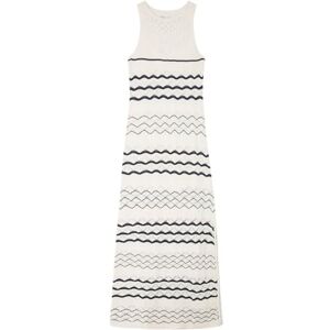SPRINGFIELD SPRINGFILED Vestido Midi Punto Pointelle, Suéter Mujer, printed, L SPRINGFIELD SPRINGFILED Vestido Midi Punto Pointelle, Suéter Mujer, printed, L
