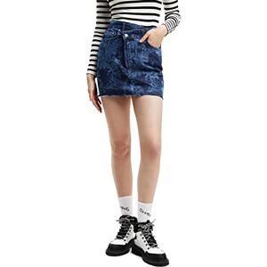 Desigual Falda para Mujer., Azul, L Desigual Falda para Mujer., Azul, L