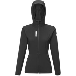 MILLET Chaqueta Softshell para mujer, estiramiento a prueba de viento y calor SENECA SHIELD HOODIE MILLET Chaqueta Softshell para mujer, estiramiento a prueba de viento y calor SENECA SHIELD HOODIE