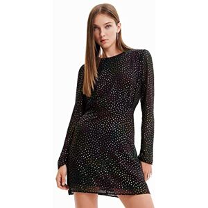 Desigual Vest_lensy 2000 Black Vestido Informal, Negro, L Mujeres Desigual Vest_lensy 2000 Black Vestido Informal, Negro, L Mujeres