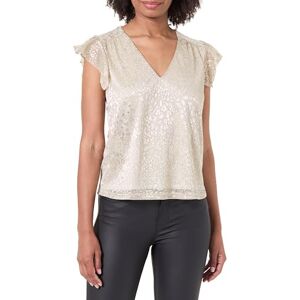 Morgan Women's Camisetas de Manga Corta, Color Dorado, Talla S Morgan Women's Camisetas de Manga Corta, Color Dorado, Talla S