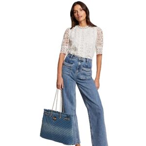 Morgan 221-olay Camiseta para Mujer, Off White, 40 Morgan 221-olay Camiseta para Mujer, Off White, 40