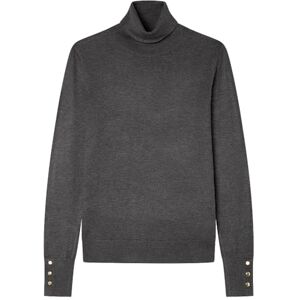 SPRINGFIELD Turtle Neck Viscose and Nylon Sweater Sudadera De Cuello Alto, Gris, S para Mujer SPRINGFIELD Turtle Neck Viscose and Nylon Sweater Sudadera De Cuello Alto, Gris, S para Mujer