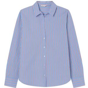 SPRINGFIELD Nueva Camisa De Estructura con Bordado De Árboles, Azul, 44 SPRINGFIELD Nueva Camisa De Estructura con Bordado De Árboles, Azul, 44