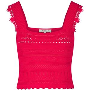 Morgan Top punto cuello cuadrado Rosa TG Morgan Top punto cuello cuadrado Rosa TG