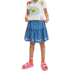 Desigual Camiseta flores ribbed Desigual Camiseta flores ribbed