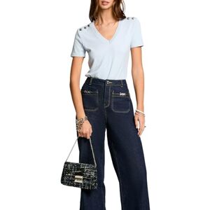 Morgan Camiseta de Manga Corta para Mujer, Oxygen M, Talla M Morgan Camiseta de Manga Corta para Mujer, Oxygen M, Talla M