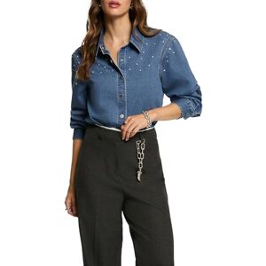 Morgan Blusa, Denim Stone, 38 Morgan Blusa, Denim Stone, 38