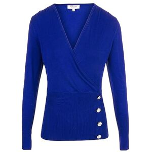 Morgan Jersey manga larga cuello efecto cruzado Azul XS Morgan Jersey manga larga cuello efecto cruzado Azul XS