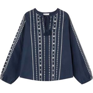 SPRINGFIELD Blusa para Mujer, Azul Marítimo,38 SPRINGFIELD Blusa para Mujer, Azul Marítimo,38