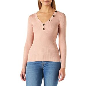 Morgan Jersey Cuello V con Pata Botones fantasía, peonía, S Morgan Jersey Cuello V con Pata Botones fantasía, peonía, S