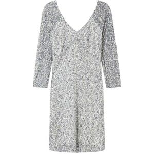 SPRINGFIELD Short Dress with Deep V Neck and Soft Gathering Under Chest Vestido con Escote En V, Marrón, L para Mujer SPRINGFIELD Short Dress with Deep V Neck and Soft Gathering Under Chest Vestido con Escote En V, Marrón, L para Mujer