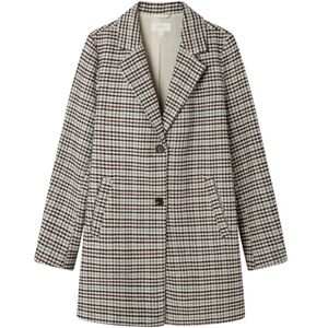 SPRINGFIELD Basic Checked Cloth Coat Capa De Tela, Wine, 36 para Mujer SPRINGFIELD Basic Checked Cloth Coat Capa De Tela, Wine, 36 para Mujer