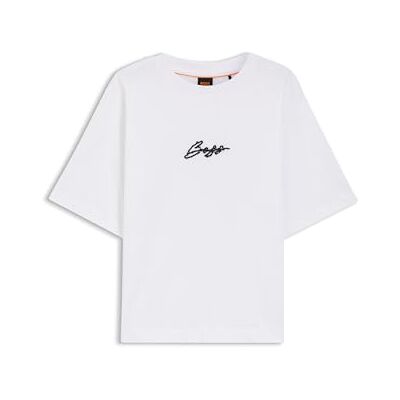 Boss Camiseta para Mujer, White 100, XS Boss Camiseta para Mujer, White 100, XS