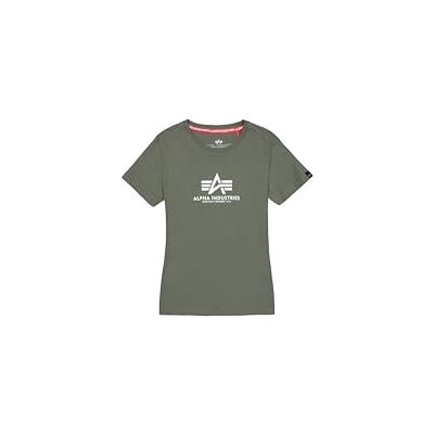 Alpha New Basic T Wmn para Mujer, Talla L, Color Dark Olive Alpha New Basic T Wmn para Mujer, Talla L, Color Dark Olive