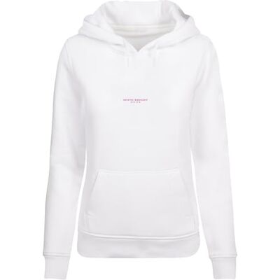 Tee Sudadera con Capucha de Las Mujeres, 65% Algodón 35% Poliéster, Blanco, S Tee Sudadera con Capucha de Las Mujeres, 65% Algodón 35% Poliéster, Blanco, S