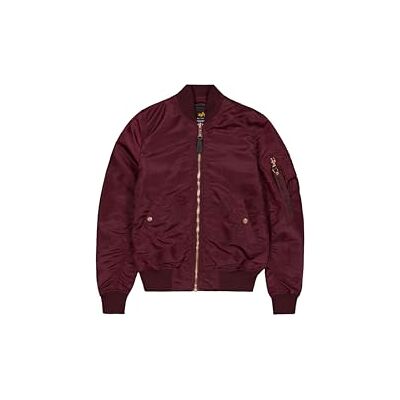 Alpha MA-1 VF Light Bomber Chaqueta para mujer Dark Cherry XS Alpha MA-1 VF Light Bomber Chaqueta para mujer Dark Cherry XS