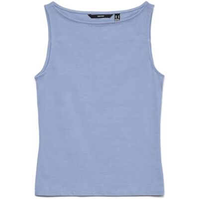 VERO MODA Vmdina SL Boat Neck Top Jrs Ga, Blazer Azul Marino, M Mujer VERO MODA Vmdina SL Boat Neck Top Jrs Ga, Blazer Azul Marino, M Mujer